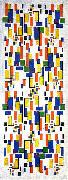 Theo van Doesburg Colour design for a chimney Germany oil painting artist